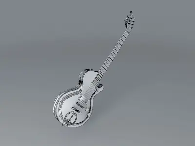 Dean Leslie West 40th Anniversary guitar Free 3D model
