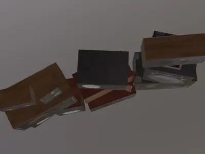 ShopFront Contents Speaker Low-poly 3D model