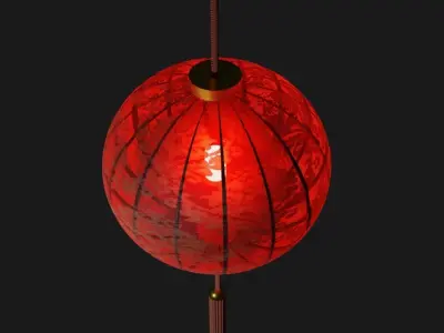 Chinese lantern 3D model buy