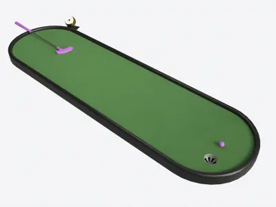 Miniature Golf Course 04 3D model