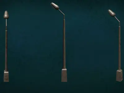 Lamp Street LightPost Series ModernUrbanLux LT1 N1 3D model