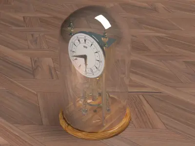 Lantern Clock 4K 3D model