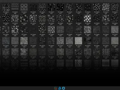 500 4K Organic Pattern- Seamless and Tileable Texture