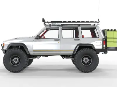 Jeep Cherokee XJ 1998 Sport Road Version 4x4  3D model