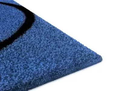 Blue Marine Carpet 3D model