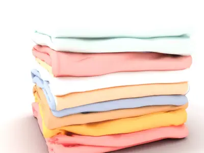 Pastel Fabric Stack model pack Texture