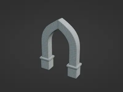 Sharp Gothic Arch 3D model
