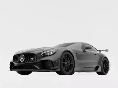 Mercedes-AMG GT Black Series Low-poly 3D model