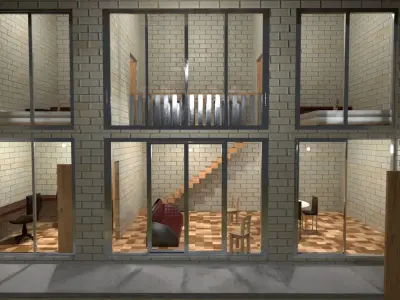 Casa De 2 Nivele 3D model