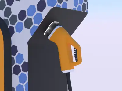 EV charger XXXII PBR 3D model