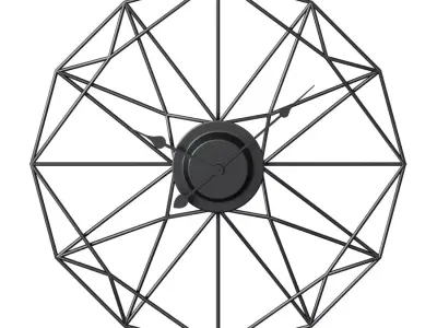 wall clock Geometrix 3D model