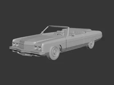 Chevrolet Caprice 1973 Convertible  3D print model