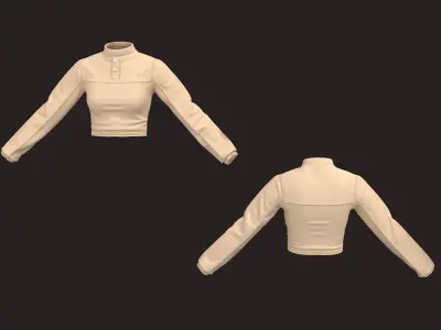 22 Womens Sport Clothes 3D model