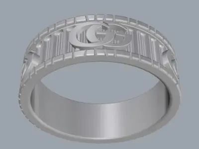 GUCCI RING 3D print model
