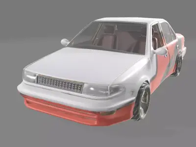 Toyota Corolla Twincam AE92 3D model