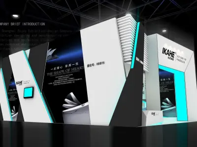 Exhibition - Area -10X15-3DMAX2009-04 3D model