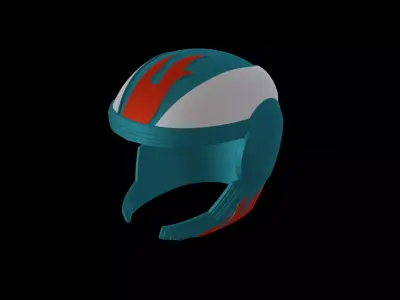 HOT WHEELS LETS RACE HELMET 3D print model