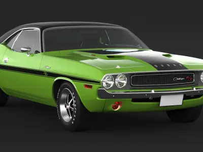 1970 Dodge Challenger RT 3D model