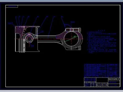 CT1125 4 Stroke Single Cylinder  Water Cooled Diesel Engine 3D model