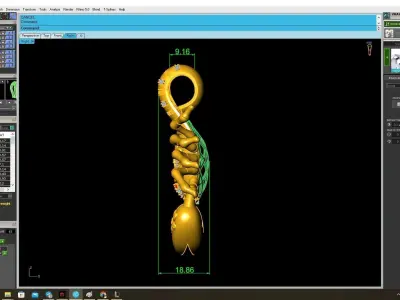 Luxury Scorpion Pendant Jewelry 3D Model 3898 3D print model