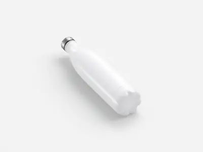 Aluminum Swell Sport Bottle - metal thermo water botle Low-poly 3D model