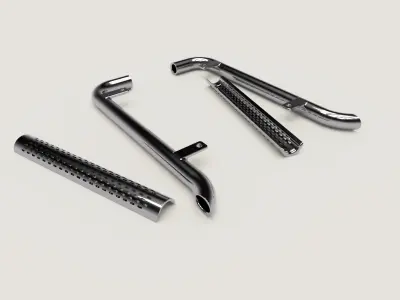 Custom Sidepipe Exhaust - 3D Printable File 3D print model