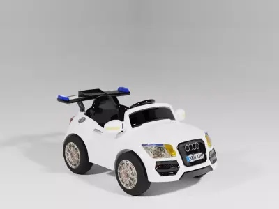 Audi electric toy car for kids S Low-poly 3D model