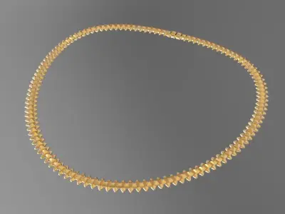 Clash Flexible Necklace 3D print model