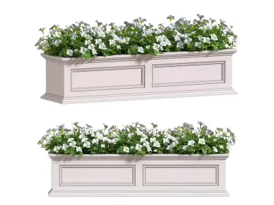 Window and Balcony Flower Box Pot 3D model order