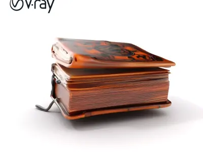 Ancient Spellbook D Model Pack Low-poly 3D model