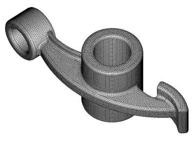 Plastic Vehicle Rocker Arm Toy 3D model