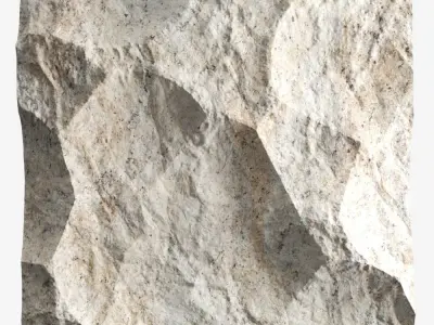 82-RockPanel rock on wall 3D model