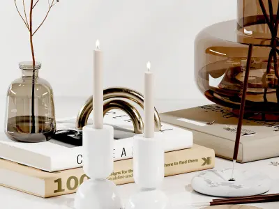 decorative set 1 3D model