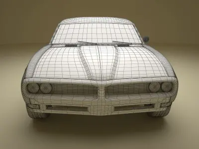 Car Base Mesh 3D model