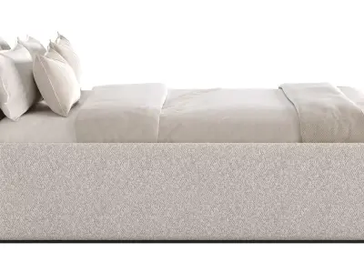 soft bed 3D model
