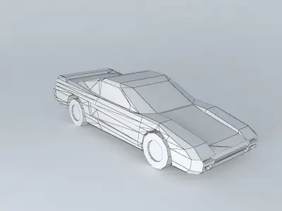 Red Sportster Free 3D model