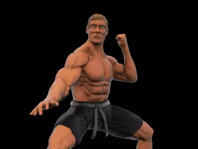 Jean Claude Van Damme Blood Sport  3D print model