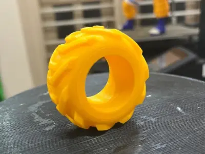 Die cast Truck OFF ROAD tyre - Rugged 3D print model