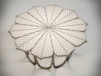 Coffee Table Flower 3D model