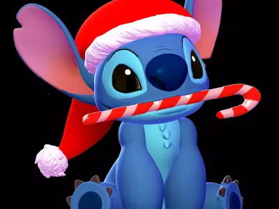Stitch Christmas - Lilo and Stitch 3D print model