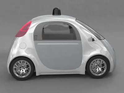 Google Car 3D model