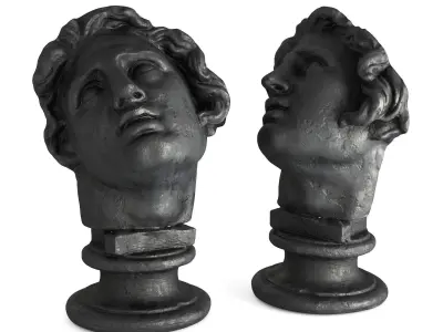 Alexander head sculpture 3D model