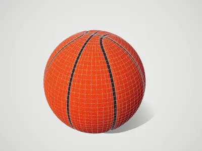 Basketball ball 3D model 4