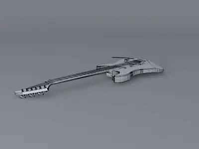 Kramer Striker 600st guitar Free 3D model