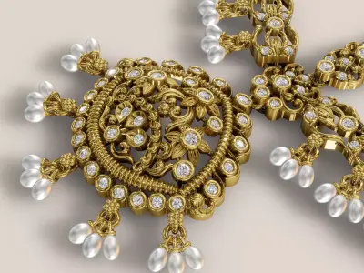  Nakshi Necklace 3D print model