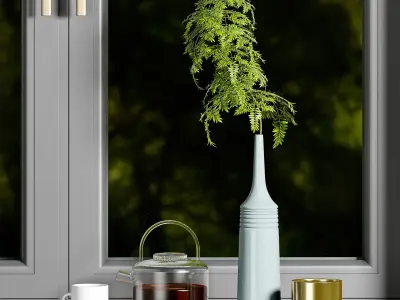 Decorative set-08 3D model