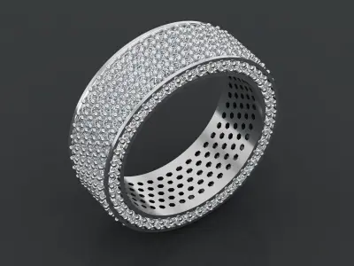 Band Ring 3D print model