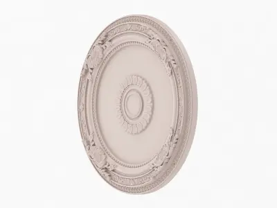 Classic Ceiling Medallion 46 3D model