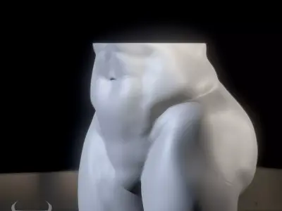 Bubble-Butt Male 3D print model