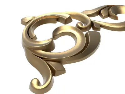 decorative pattern ready for 3D printing 3D model 23